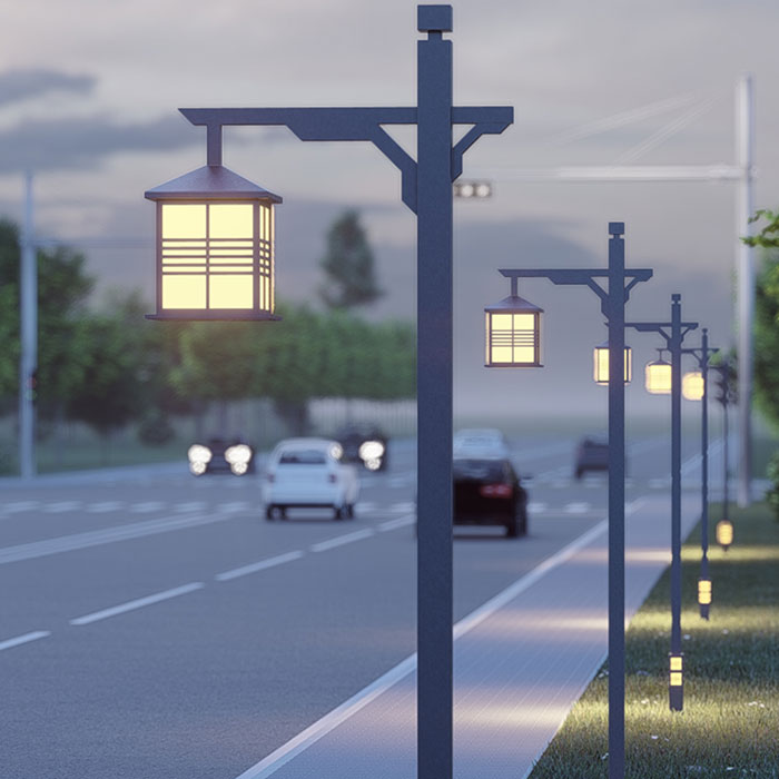 led中式路灯